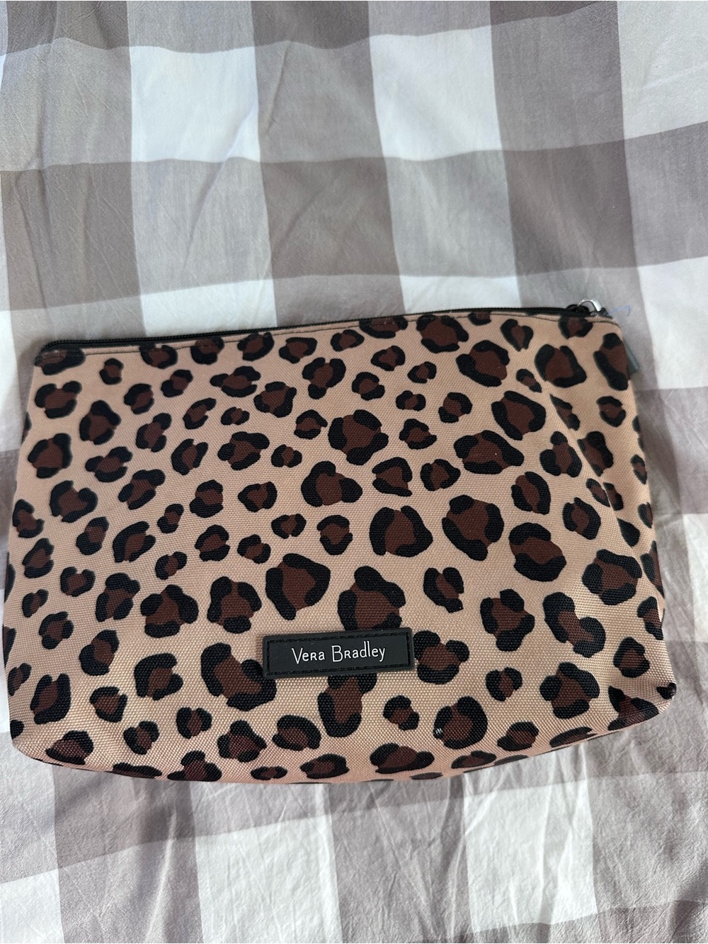 Vera Bradley Leopard Print Makeup Bag